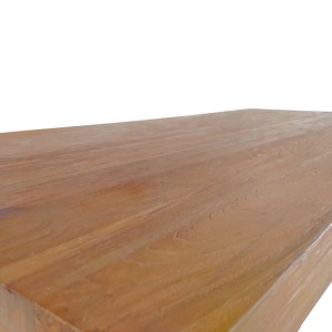 pak-343-000015-3 ΤΡΑΠΕΖΙ WOOLY PAKOWORLD TEAK ΞΥΛΟ ΣΕ ΦΥΣΙΚΗ ΑΠΟΧΡΩΣΗ 220X90X75ΕΚ