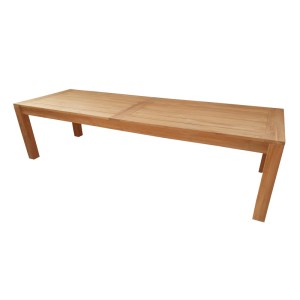 pak-343-000017 ΤΡΑΠΕΖΙ PABLO PAKOWORLD TEAK ΞΥΛΟ ΣΕ ΦΥΣΙΚΗ ΑΠΟΧΡΩΣΗ 300X100X76ΕΚ