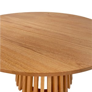 pak-343-000021-2 ΤΡΑΠΕΖΙ KENDA PAKOWORLD MINDI ΞΥΛΟ ΣΕ ΦΥΣΙΚΗ ΑΠΟΧΡΩΣΗ Φ80X45ΕΚ