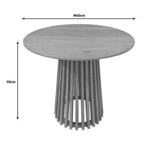 pak-343-000023-5 ΤΡΑΠΕΖΙ ΜΠΑΡ KENDA PAKOWORLD MINDI ΞΥΛΟ ΣΕ ΦΥΣΙΚΗ ΑΠΟΧΡΩΣΗ Φ60X90ΕΚ