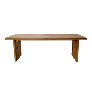 pak-343-000024-2 ΤΡΑΠΕΖΙ ZIBRA PAKOWORLD TEAK ΞΥΛΟ ΣΕ ΦΥΣΙΚΗ ΑΠΟΧΡΩΣΗ 220X100X75ΕΚ