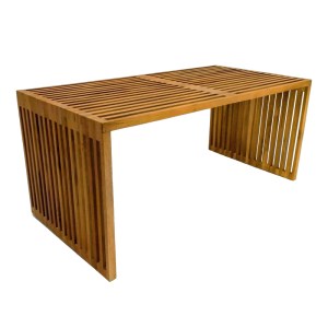 pak-343-000025 ΤΡΑΠΕΖΙ MARLIN PAKOWORLD TEAK ΞΥΛΟ ΣΕ ΦΥΣΙΚΗ ΑΠΟΧΡΩΣΗ 100X50X45ΕΚ