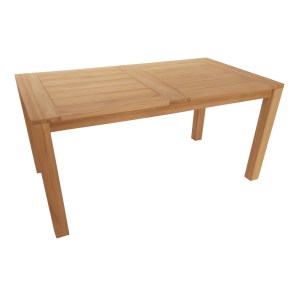 pak-343-000044-4 ΤΡΑΠΕΖΑΡΙΑ 7ΤΕΜ ELAIZA-PABLO PAKOWORLD TEAK ΞΥΛΟ ΣΕ ΦΥΣΙΚΗ-ΜΠΕΖ ΑΠΟΧΡΩΣΗ 160X90X76ΕΚ