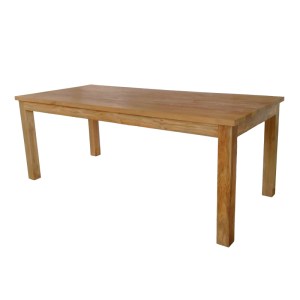 pak-343-000045-4 ΤΡΑΠΕΖΑΡΙΑ 7ΤΕΜ ELAIZA-WOOLY PAKOWORLD TEAK ΞΥΛΟ ΣΕ ΦΥΣΙΚΗ-ΜΠΕΖ ΑΠΟΧΡΩΣΗ 220X90X75ΕΚ