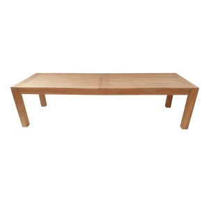 pak-343-000046-6 ΤΡΑΠΕΖΑΡΙΑ 7ΤΕΜ ELAIZA-PABLO PAKOWORLD TEAK ΞΥΛΟ ΣΕ ΦΥΣΙΚΗ-ΜΠΕΖ ΑΠΟΧΡΩΣΗ 240X100X76ΕΚ