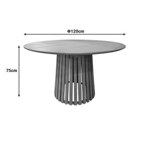 pak-343-000065-8 ΤΡΑΠΕΖΑΡΙΑ KALIE-KENDA I PAKOWORLD ΣΕΤ 7ΤΕΜ ΣΕ ΦΥΣΙΚΗ-ΜΠΕΖ ΑΠΟΧΡΩΣΗ Φ120X75ΕΚ