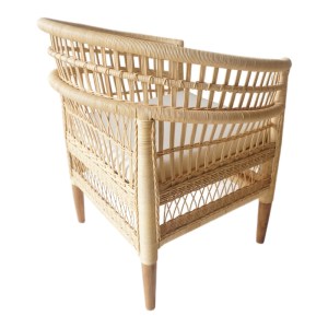pak-343-000090-1 ΠΟΛΥΘΡΟΝΑ NECORIAN PAAKOWORLD TEAK ΞΥΛΟ ΜΕ PE RATTAN ΣΕ ΦΥΣΙΚΗ ΑΠΟΧΡΩΣΗ ΚΑΙ ΛΕΥΚΟ ΜΑΞΙΛΑΡΙ 80X70X87ΕΚ
