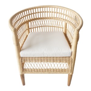 pak-343-000090-3 ΠΟΛΥΘΡΟΝΑ NECORIAN PAAKOWORLD TEAK ΞΥΛΟ ΜΕ PE RATTAN ΣΕ ΦΥΣΙΚΗ ΑΠΟΧΡΩΣΗ ΚΑΙ ΛΕΥΚΟ ΜΑΞΙΛΑΡΙ 80X70X87ΕΚ