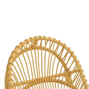 pak-343-000095-4 ΠΟΛΥΘΡΟΝΑ TROMSO PAAKOWORLD PE RATTAN ΣΕ ΦΥΣΙΚΗ ΑΠΟΧΡΩΣΗ ΜΕ ΕΚΡΟΥ ΧΡΩΜΑ ΜΑΞΙΛΑΡΙ 80X85X98ΕΚ