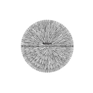 pak-343-000103-1 ΔΙΑΚΟΣΜΗΤΙΚΟ ΤΟΙΧΟΥ DECOFY INART DRIFT ΞΥΛΟ ΣΕ ΦΥΣΙΚΗ ΑΠΟΧΡΩΣΗ Φ60X5ΕΚ