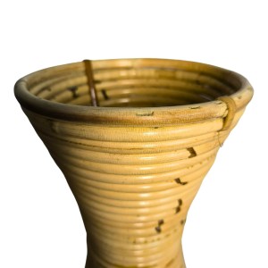 pak-343-000108-1 ΒΑΖΟ VIRNIA INART PE RATTAN ΣΕ ΦΥΣΙΚΗ ΑΠΟΧΡΩΣΗ Φ40X70ΕΚ