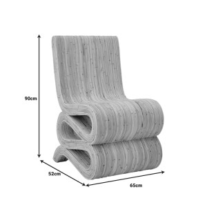 pak-344-000011-6 ΚΑΡΕΚΛΑ FAVORSY PAKOWORLD RATTAN PE ΣΕ ΦΥΣΙΚΗ ΑΠΟΧΡΩΣΗ 65X52X90ΕΚ