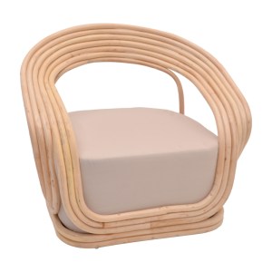 pak-344-000012-5 ΠΟΛΥΘΡΟΝΑ RADICTIVE PAKOWORLD RATTAN PE ΣΕ ΦΥΣΙΚΗ ΑΠΟΧΡΩΣΗ ΜΕ ΜΠΕΖ ΜΑΞΙΛΑΡΙ 88X57X73ΕΚ