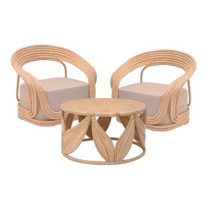 pak-344-000016 ΣΑΛΟΝΙ RADICTIVE-SIDERTY PAKOWORLD ΣΕΤ 3ΤΕΜ RATTAN ΣΕ ΦΥΣΙΚΗ ΑΠΟΧΡΩΣΗ