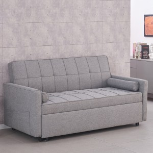 pak-347-000002-1 ΚΑΝΑΠΕΣ-ΚΡΕΒΑΤΙ JURSY PAKOWORLD ΓΚΡΙ ΥΦΑΣΜΑ 170X91X90ΕΚ