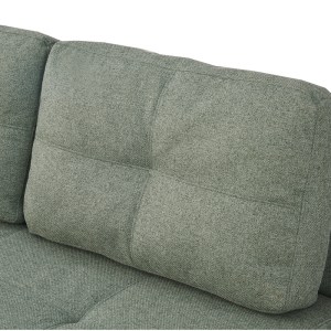 pak-347-000005-4 ΚΑΝΑΠΕΣ-ΚΡΕΒΑΤΙ HAFRENE PAKOWORLD ΑΝΟΙΧΤΟ ΠΡΑΣΙΝΟ ΥΦΑΣΜΑ 151X94X71ΕΚ