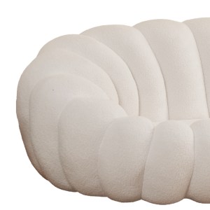pak-347-000008-2 ΚΑΝΑΠΕΣ MARGARITINE PAKOWORLD ΛΕΥΚΟ ΜΠΟΥΚΛΕ ΥΦΑΣΜΑ 180X100X67ΕΚ