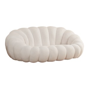 pak-347-000008 ΚΑΝΑΠΕΣ MARGARITINE PAKOWORLD ΛΕΥΚΟ ΜΠΟΥΚΛΕ ΥΦΑΣΜΑ 180X100X67ΕΚ