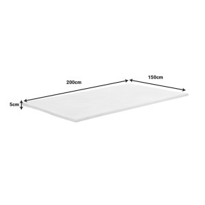 pak-348-000011-5 ΑΝΩΣΤΡΩΜΑ CASMERIANE PAKOWORLD ROLL PACK ΛΕΥΚΟ ΥΦΑΣΜΑ-MEMORY FOAM 150X200X5ΕΚ