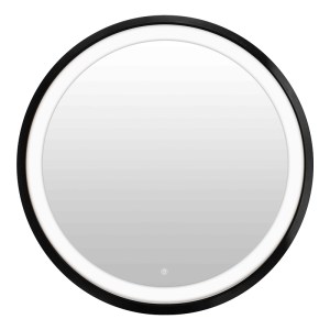pak-349-000006 ΚΑΘΡΕΠΤΗΣ ΜΕ ΦΩΣ STARLI INART ΣΕ ΜΑΥΡΗ ΑΠΟΧΡΩΣΗ Φ70X5.5ΕΚ