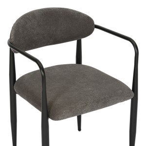 pak-350-000027-6 ΠΟΛΥΘΡΟΝΑ KALONE PAKOWORLD ΥΦΑΣΜΑ ΣΕ ΑΝΘΡΑΚΙ ΑΠΟΧΡΩΣΗ 56X55X78ΕΚ
