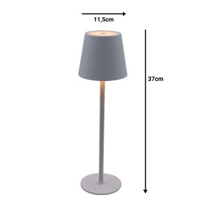 pak-358-000011-1 ΕΠΙΤΡΑΠΕΖΙΟ ΦΩΤΙΣΤΙΚΟ ΑΦΗΣ LED BRAVE Ι PAKOWORLD ΕΠΑΝΑΦΟΡΤΙΖΟΜΕΝΟ ΣΕ ΛΕΥΚΗ ΑΠΟΧΡΩΣΗ Φ11.5X37ΕΚ