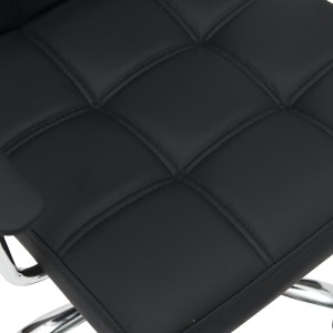 pak-360-000007-6 ΚΑΡΕΚΛΑ ΓΡΑΦΕΙΟΥ BULECO PAKOWORLD PU ΣΕ ΜΑΥΡΗ ΑΠΟΧΡΩΣΗ 56X46X74-86ΕΚ