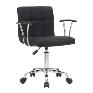 pak-360-000007 ΚΑΡΕΚΛΑ ΓΡΑΦΕΙΟΥ BULECO PAKOWORLD PU ΣΕ ΜΑΥΡΗ ΑΠΟΧΡΩΣΗ 56X46X74-86ΕΚ