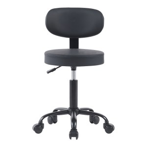 pak-360-000016-3 ΚΑΡΕΚΛΑ ΓΡΑΦΕΙΟΥ ΤΡΟΧΗΛΑΤΗ MAFESHI  PAKOWORLD PU ΣΕ ΜΑΥΡΗ ΑΠΟΧΡΩΣΗ 45X44X70-82ΕΚ