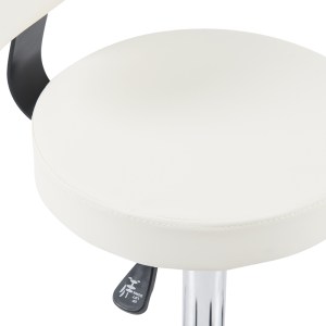 pak-360-000017-5 ΚΑΡΕΚΛΑ ΓΡΑΦΕΙΟΥ ΤΡΟΧΗΛΑΤΗ MAFESHI  PAKOWORLD PU ΣΕ ΛΕΥΚΗ ΑΠΟΧΡΩΣΗ 45X44X70-82ΕΚ