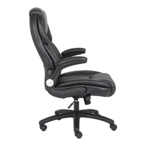 pak-360-000022-3 ΚΑΡΕΚΛΑ ΓΡΑΦΕΙΟΥ ΔΙΕΥΘΥΝΤΗ DESAIN PAKOWORLD PU ΣΕ ΜΑΥΡΗ ΑΠΟΧΡΩΣΗ 74X73X108-116ΕΚ
