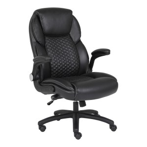 pak-360-000022 ΚΑΡΕΚΛΑ ΓΡΑΦΕΙΟΥ ΔΙΕΥΘΥΝΤΗ DESAIN PAKOWORLD PU ΣΕ ΜΑΥΡΗ ΑΠΟΧΡΩΣΗ 74X73X108-116ΕΚ