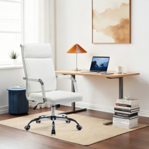 pak-360-000030-1 ΚΑΡΕΚΛΑ ΓΡΑΦΕΙΟΥ ΔΙΕΥΘΥΝΤΗ MAVEL PAKOWORLD PU ΛΕΥΚΟ 55X62X100-110ΕΚ