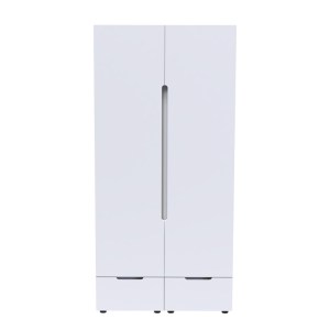 pak-361-000017-3 ΝΤΟΥΛΑΠΑ ΔΙΦΥΛΛΗ AFINA PAKOWORLD MDF ΣΕ ΛΕΥΚΗ GLOSSY ΑΠΟΧΡΩΣΗ 100X57X213ΕΚ