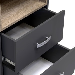 pak-361-000022-4 ΝΤΟΥΛΑΠΑ TOSCANA PAKOWORLD ΣΕ ΑΝΘΡΑΚΙ ΑΠΟΧΡΩΣΗ 50X42X222.5ΕΚ