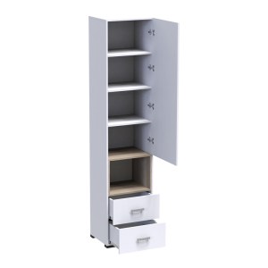 pak-361-000023-2 ΝΤΟΥΛΑΠΑ TOSCANA PAKOWORLD ΣΕ ΛΕΥΚΗ ΑΠΟΧΡΩΣΗ 50X42X222.5ΕΚ