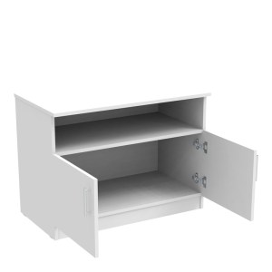 pak-361-000036-2 ΚΟΜΟΔΙΝΟ GALDOW PAKOWORLD ΜΕΛΑΜΙΝΗ ΣΕ ΛΕΥΚΗ ΑΠΟΧΡΩΣΗ 80X45X60ΕΚ