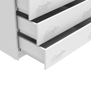 pak-361-000043-4 ΣΥΡΤΑΡΙΕΡΑ KOFRE PAKOWORLD ΜΕΛΑΜΙΝΗ ΣΕ ΛΕΥΚΗ ΑΠΟΧΡΩΣΗ 80X45X104ΕΚ