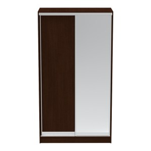 pak-361-000049-2 ΝΤΟΥΛΑΠΑ ΔΙΦΥΛΛΗ ΣΥΡΟΜΕΝΗ ΜΕ ΚΑΘΡΕΦΤΗ KORREDOR PAKOWORLD ΜΕΛΑΜΙΝΗ ΣΕ WENGE ΑΠΟΧΡΩΣΗ 120X60X220ΕΚ