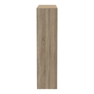 pak-361-000054-4 ΝΤΟΥΛΑΠΑ ΤΡΙΦΥΛΛΗ ΣΥΡΟΜΕΝΗ ΜΕ ΚΑΘΡΕΦΤΗ APARADOR I PAKOWORLD ΜΕΛΑΜΙΝΗ ΣΕ SONOMA ΑΠΟΧΡΩΣΗ 240X60X240ΕΚ