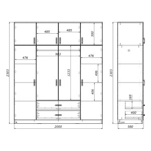 pak-361-000062-1 ΝΤΟΥΛΑΠΑ ΤΕΤΡΑΦΥΛΛΗ ΜΕ ΣΥΡΤΑΡΙΑ ROYAL PAKOWORLD ΣΕ ΛΕΥΚΗ ΑΠΟΧΡΩΣΗ 200X58X230ΕΚ