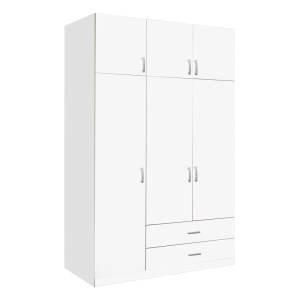 pak-361-000066 ΝΤΟΥΛΑΠΑ ΤΡΙΦΥΛΛΗ ΜΕ ΣΥΡΤΑΡΙΑ ROYAL PAKOWORLD ΣΕ ΛΕΥΚΗ ΑΠΟΧΡΩΣΗ 150X58X230ΕΚ