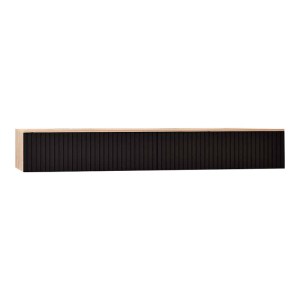 pak-361-000074 ΚΟΝΣΟΛΑ ΜΕ 2 ΣΥΡΤΑΡΙΑ DOHA PAKOWORLD MDF ΣΕ ΜΑΥΡΗ ΜΕ OAK ΑΠΟΧΡΩΣΗ 120X41X20CM