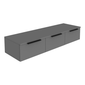 pak-361-000076 ΚΟΝΣΟΛΑ ΜΕ 3 ΣΥΡΤΑΡΙΑ DOHA PAKOWORLD ΣΕ ΑΝΘΡΑΚΙ ΑΠΟΧΡΩΣΗ 120X39X22CM