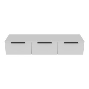 pak-361-000077-2 ΚΟΝΣΟΛΑ ΜΕ 3 ΣΥΡΤΑΡΙΑ DOHA PAKOWORLD ΣΕ ΛΕΥΚΗ ΑΠΟΧΡΩΣΗ 120X39X22CM