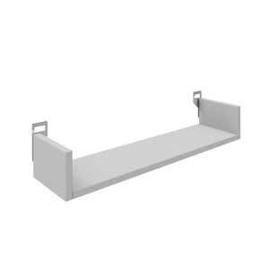 pak-361-000080 ΡΑΦΙΕΡΑ ΤΟΙΧΟΥ DERVA PAKOWORLD ΣΕ ΛΕΥΚΗ ΑΠΟΧΡΩΣΗ 60X15X10CM