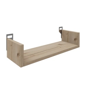 pak-361-000082 ΡΑΦΙΕΡΑ ΤΟΙΧΟΥ DERVA PAKOWORLD ΣΕ OAK ΑΠΟΧΡΩΣΗ 45X15X10CM