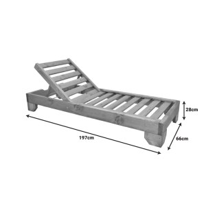 pak-363-000013-6 ΞΑΠΛΩΣΤΡΑ ZALKA PAKOWORLD L1 ΣΕ ΦΥΣΙΚΗ ΑΠΟΧΡΩΣΗ 66X197X28ΕΚ