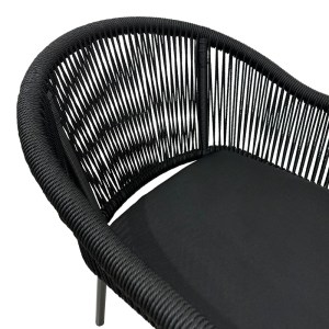 pak-364-000008-4 ΠΟΛΥΘΡΟΝΑ ΑΛΟΥΜΙΝΙΟΥ LEGANA PAKOWORLD ΣΤΟΙΒΑΖΟΜΕΝΗ ΑΝΘΡΑΚΙ ΣΚΕΛΕΤΟΣ- RATTAN 56X66X82ΕΚ