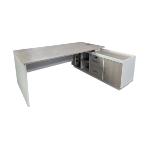 pak-367-000002.png ΓΡΑΦΕΙΟ ΕΡΓΑΣΙΑΣ ΕΠΑΓΓΕΛΜΑΤΙΚΟ ARMADI PAKOWORLD ΓΩΝΙΑΚΟ ΣΕ SONOMA-ΛΕΥΚΗ ΑΠΟΧΡΩΣΗ 180X80X75ΕΚ